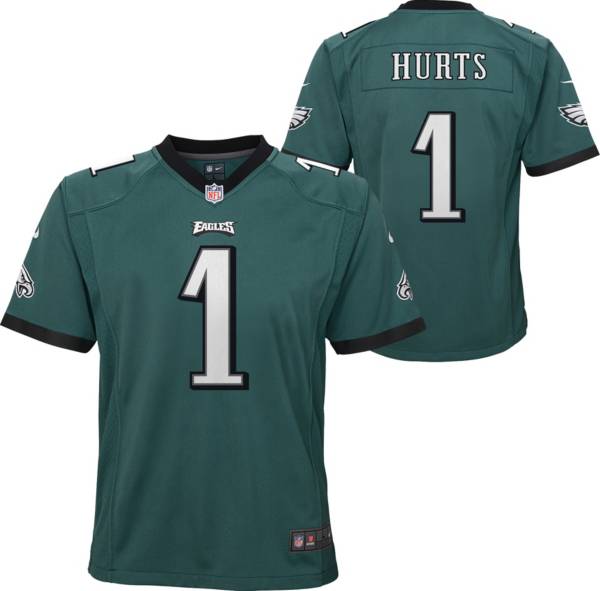 Nike Women's Philadelphia Eagles Jalen Hurts #1 Atmosphere Grey Game Jersey