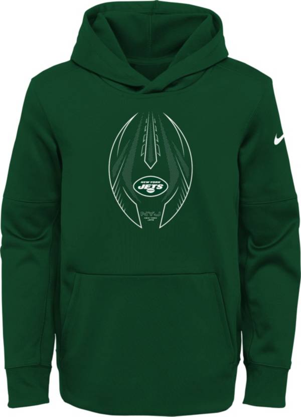Nike Youth New York Jets Sport Green Icon Therma Pullover Hoodie product image
