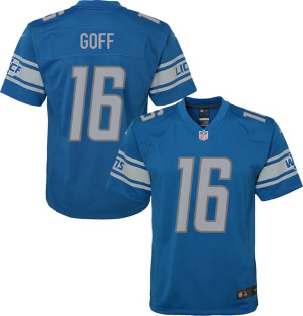 Nike Youth Detroit Lions Jared Goff #16 Blue Game Jersey product image