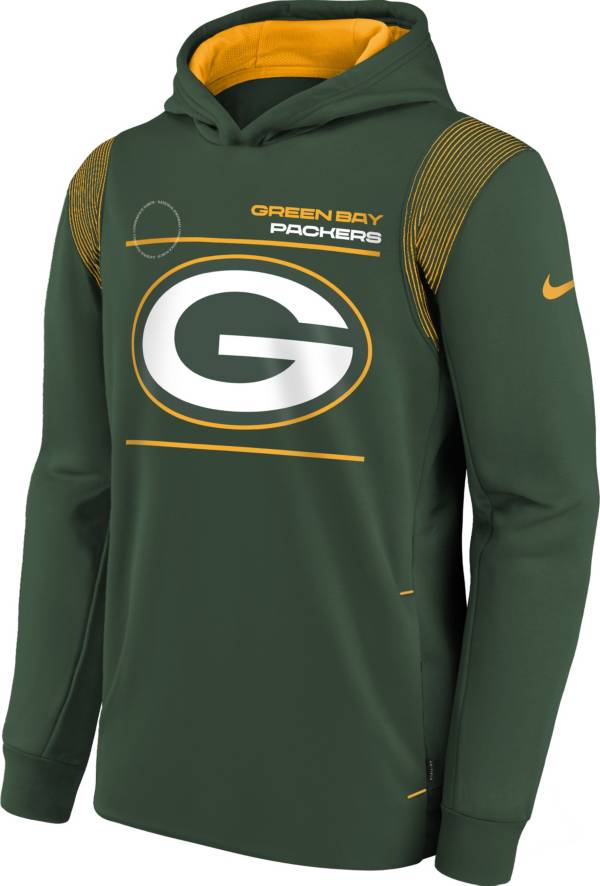 Nike Youth Green Bay Packers Fir Therma Pullover Hoodie