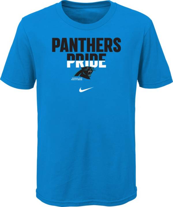 Nike Youth Carolina Panthers Local Split Blue T-Shirt