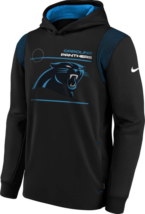 Nike Youth Carolina Panthers Black Therma Pullover Hoodie