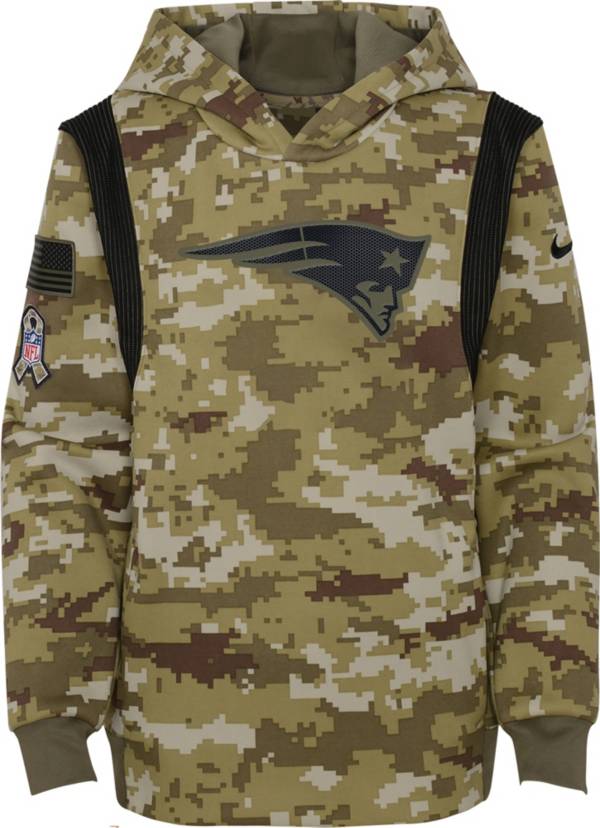 Nike Youth New England Patriots Salute to Service Camouflage Hoodie