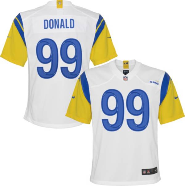 Aaron Donald #99 Los Angeles Rams NFL NIKE Blue On Field Jersey