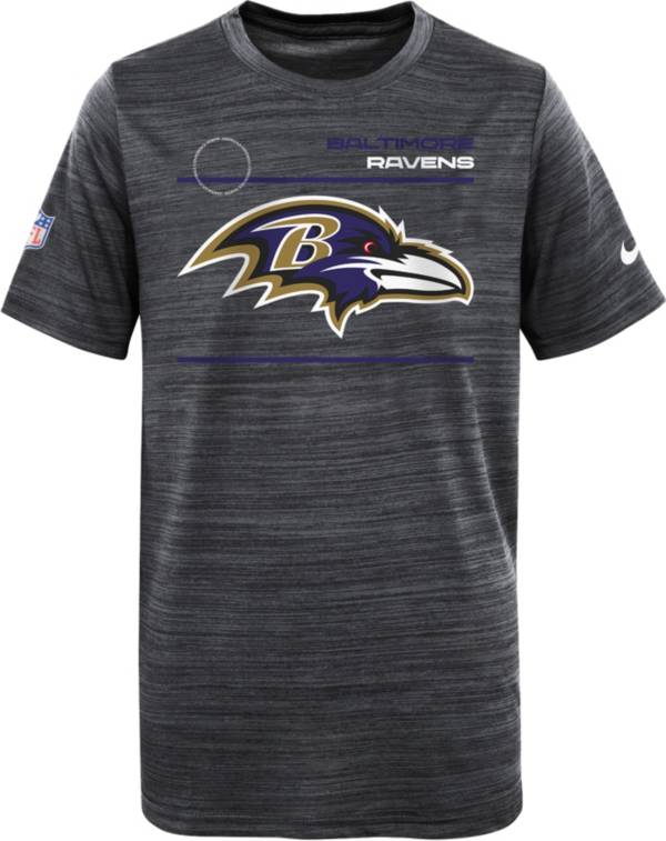 Nike Youth Baltimore Ravens Sideline Legend Velocity Black T-Shirt