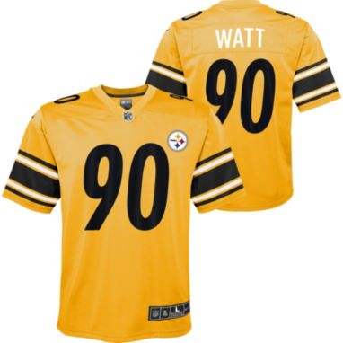 sorry, Nike Youth Pittsburgh Steelers T.J. Watt #90 Gold Game Jersey is currently out of stock