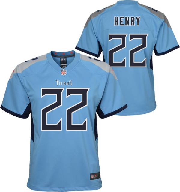 Blue Nike NFL Tennessee Titans Henry #22 Jersey