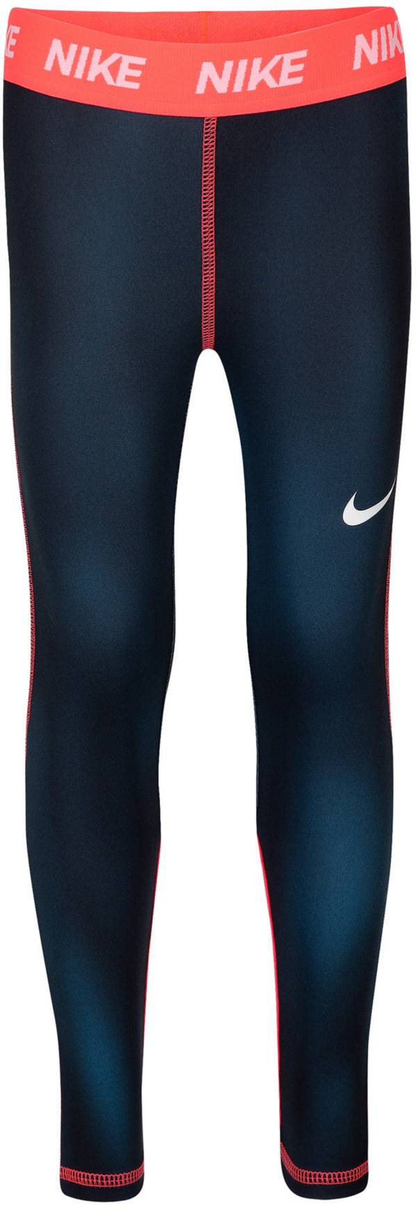 Nike Little Girls' Dri-FIT Performance All Over Print Leggings