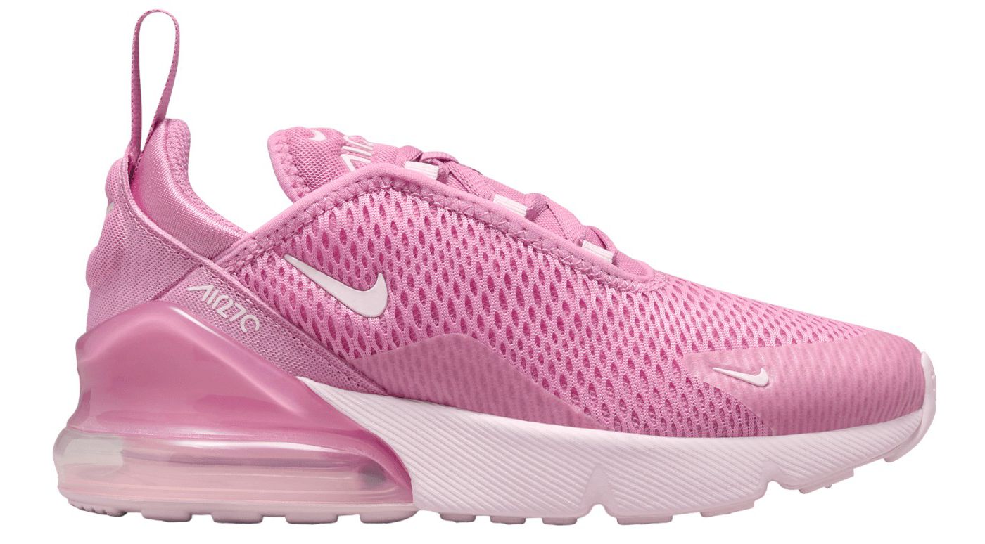 Nike Kids Preschool Air Max 270 Shoes Size 1 Flamingo Pink