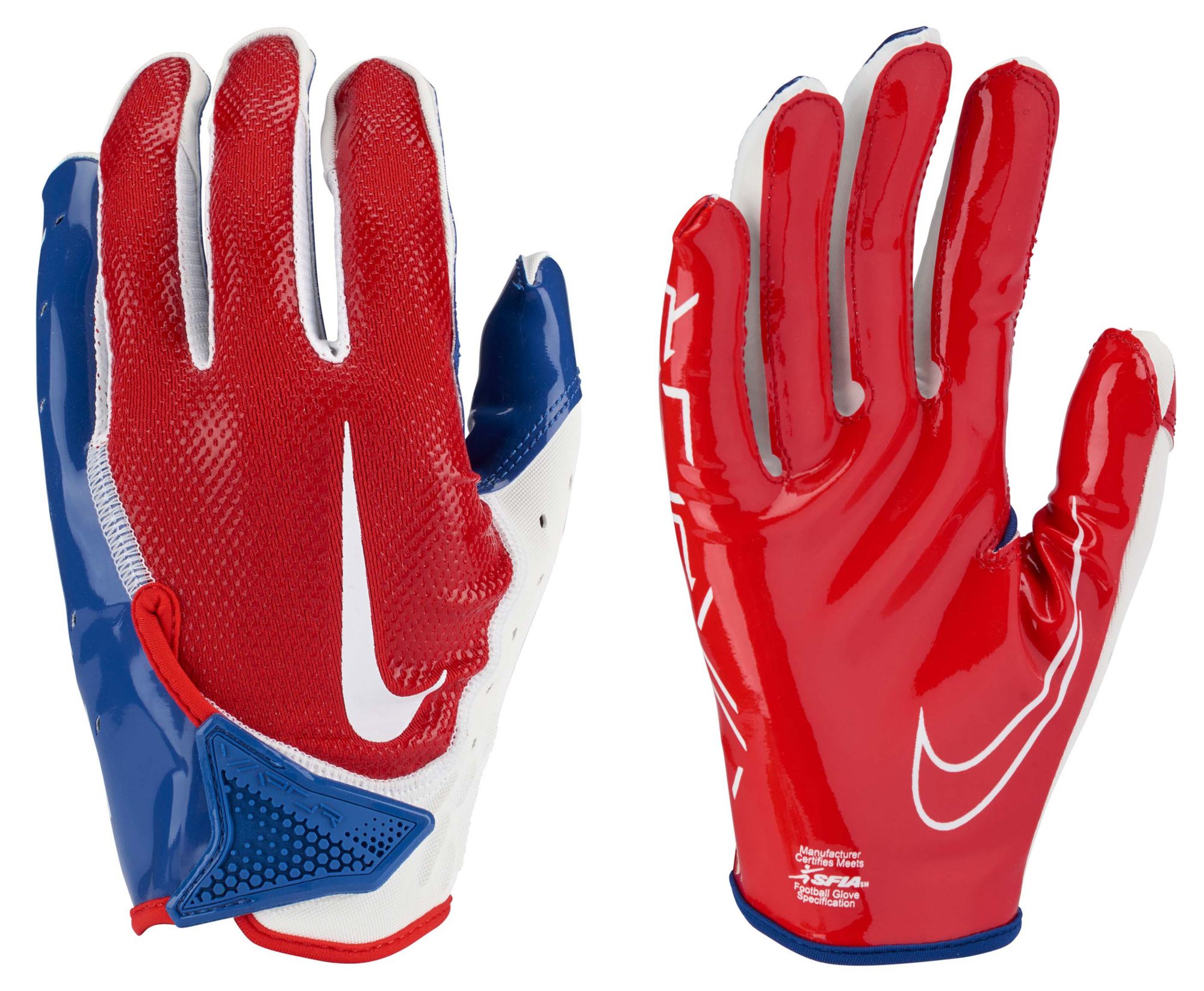 white nike youth football gloves