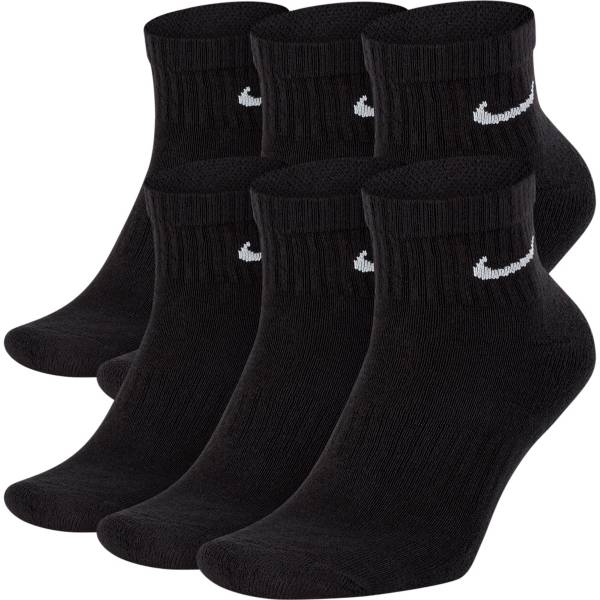 Black nike store socks 6 pack