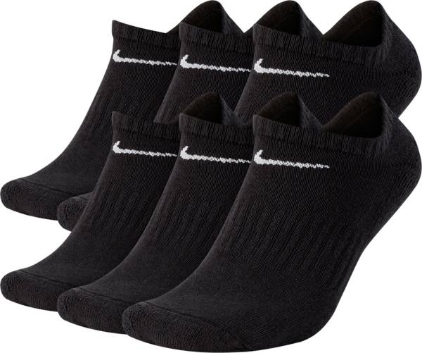 Nike Everyday Plus Cushion Ankle Socks 3-Pair Pack White/Black SM (US 4-6  Big Kid Shoe Size, Women's Shoe 4-6) at  Women's Clothing store