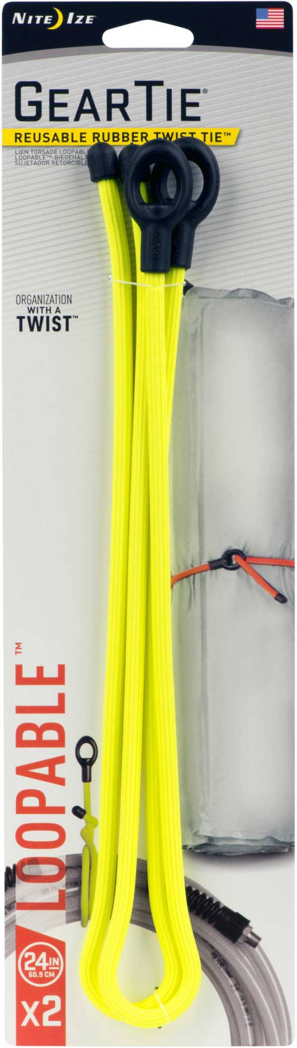 Nite Ize Gear Tie 24” Loopable Twist Tie – 2 Pack product image