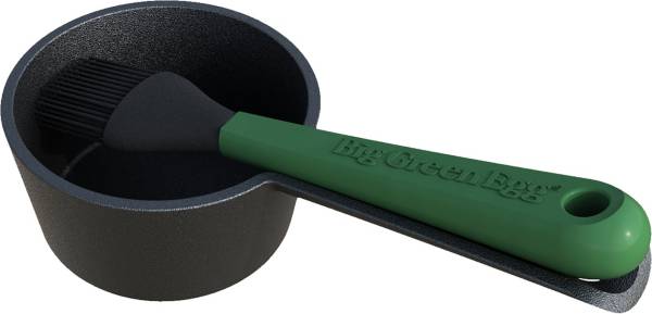 Big Green Egg Cast Iron Sauce Pot with Basting Brush product image