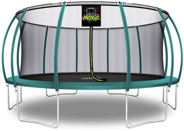 Upper Bounce 16' Pumpkin-Shaped Trampoline Set with Enclosure