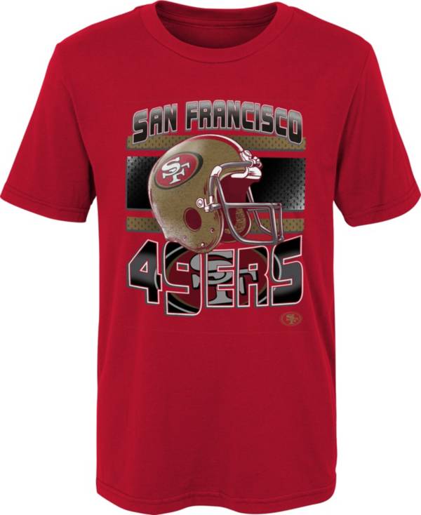 NFL Team Apparel Little Boys' San Francisco 49ers Dark Red Glory Days T-Shirt