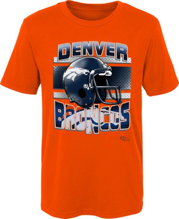 NFL Team Apparel Little Kid's Denver Broncos Orange Glory Days T-Shirt