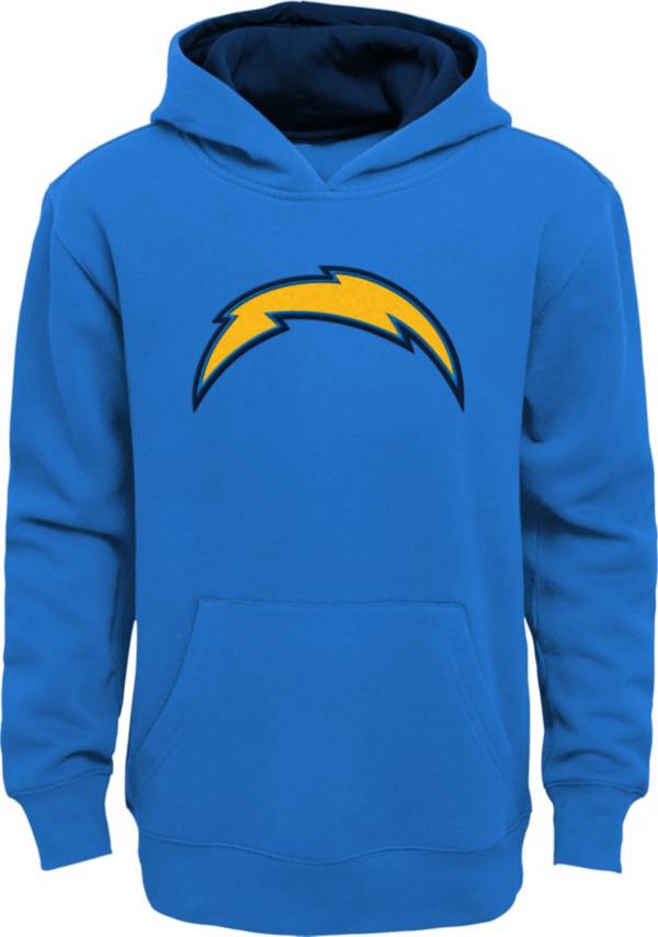 NFL Team Apparel Little Boys' Los Angeles Chargers Blue Prime Pullover Hoodie