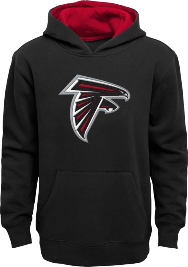 NFL Team Apparel Little Boys' Atlanta Falcons Black Prime Pullover Hoodie product image