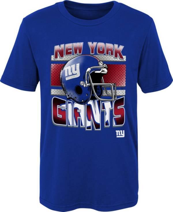 NFL Team Apparel Little Boys' New York Giants Royal Glory Days T-Shirt