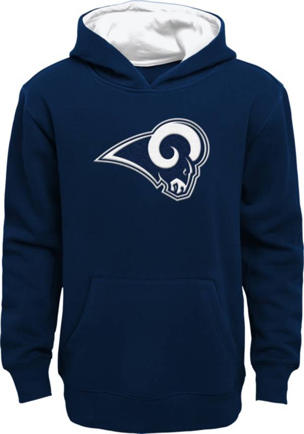 NFL Team Apparel Little Boys' Los Angeles Rams Royal Prime Pullover Hoodie
