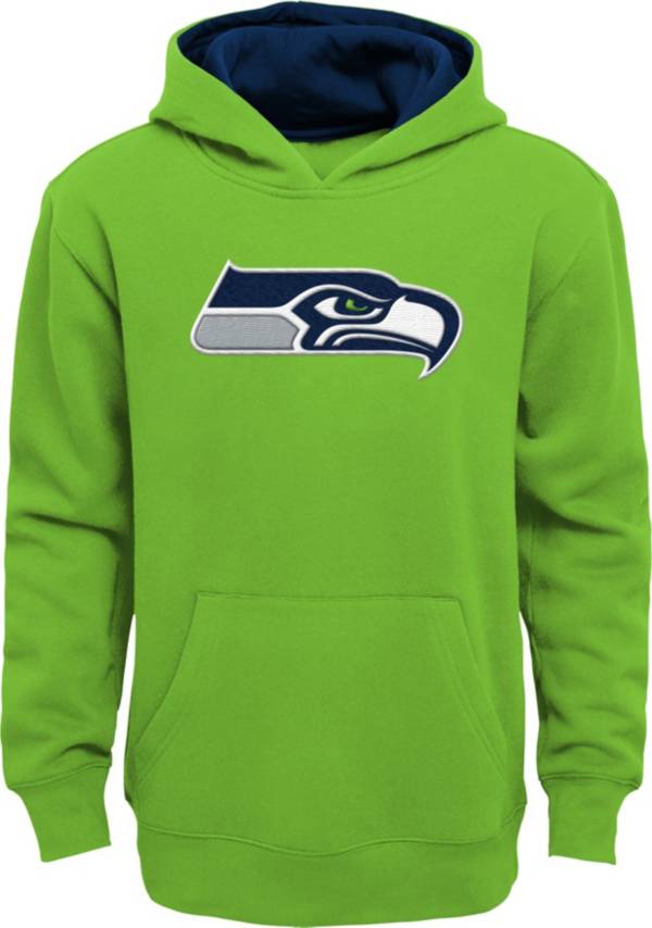 NFL Team Apparel Little Boys' Seattle Seahawks Green Prime Pullover Hoodie product image