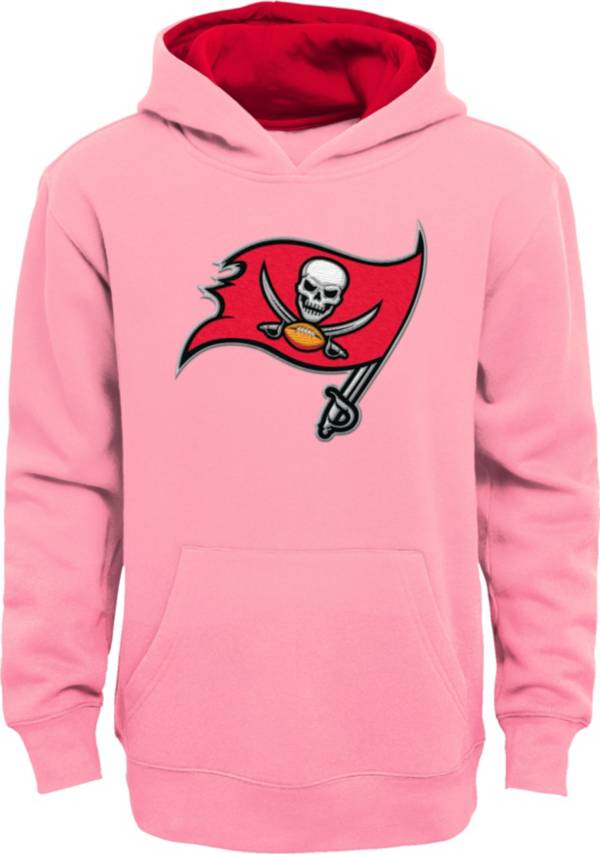 Nike Youth Tampa Bay Buccaneers Team Stripes Red Pullover Hoodie