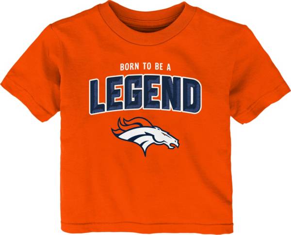 NFL Team Apparel Infant's Denver Broncos Orange Born 2 Be T-Shirt