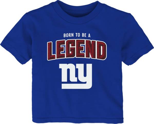 NFL Team Apparel Infant's New York Giants Royal Born 2 Be T-Shirt