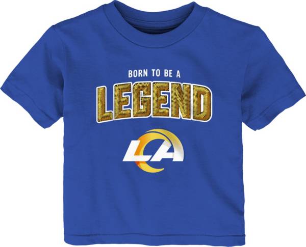 NFL Team Apparel Infant's Los Angeles Rams Royal Born 2 Be T-Shirt