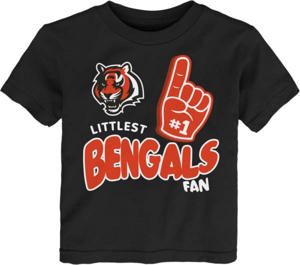 NFL Team Apparel Little Kid's Cincinnati Bengals Black Lil' Fan T-Shirt