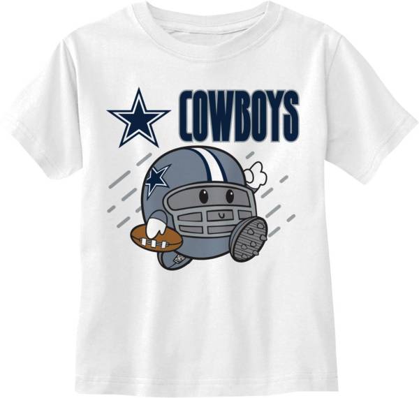 NFL Team Apparel Little Kid's Dallas Cowboys Grey Poki T-Shirt