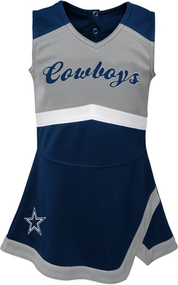 NFL Team Apparel Toddler Dallas Cowboys Cheer Jumper Dress