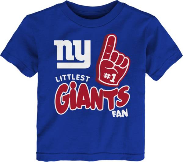 NFL Team Apparel Little Kid's New York Giants Royal Lil' Fan T-Shirt