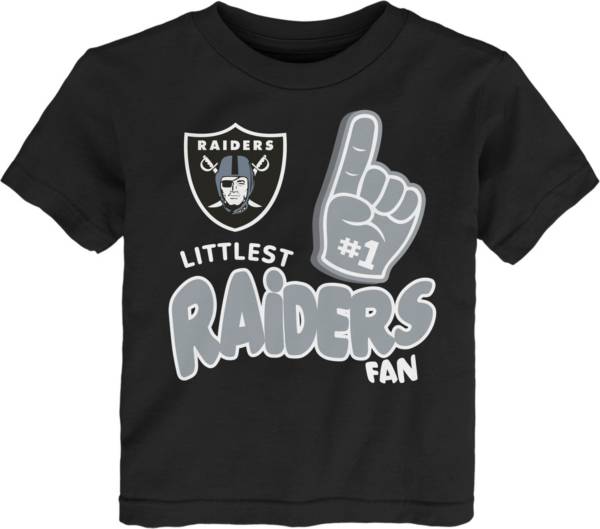 NFL Team Apparel Little Kid's Las Vegas Raiders Black Lil' Fan T-Shirt