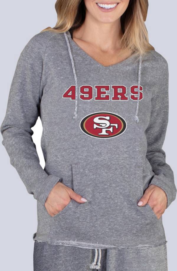 Concepts Sport Women's San Francisco 49ers Mainstream Grey Hoodie