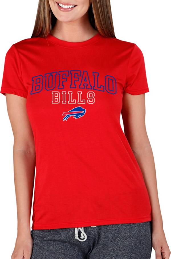 Concepts Sport Women's Buffalo Bills Outline Red T-Shirt