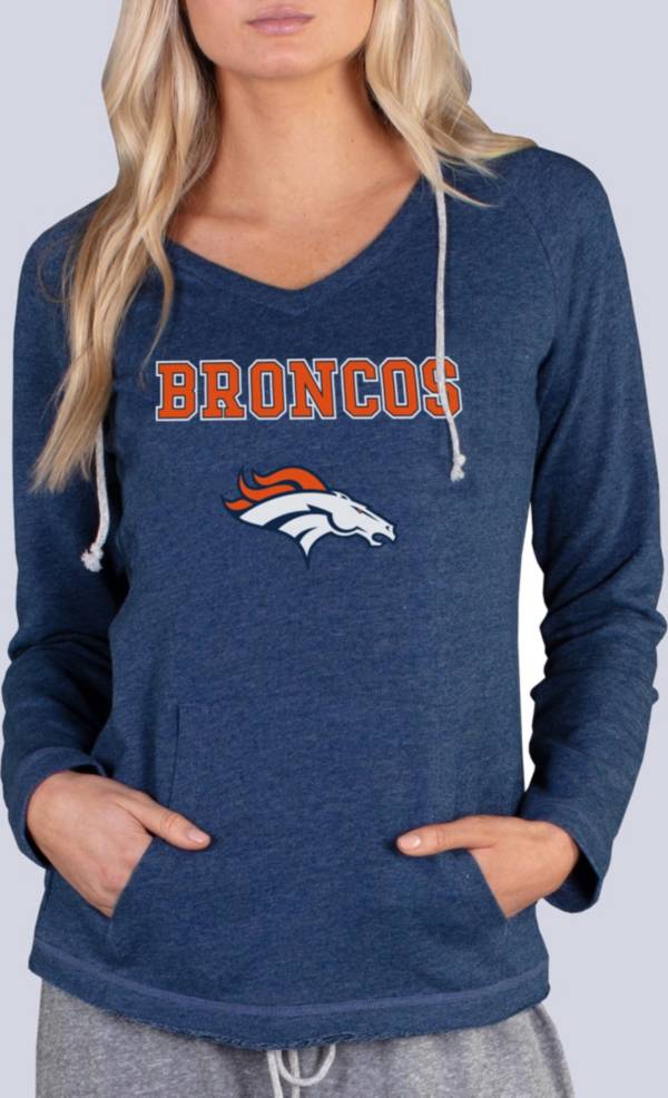 Nike Women's Gym Vintage (NFL Denver Broncos) Pullover Hoodie Blue