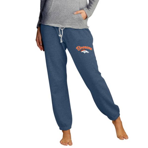 Concepts Sport Women's Denver Broncos Navy Mainstream Cuffed Pants product image