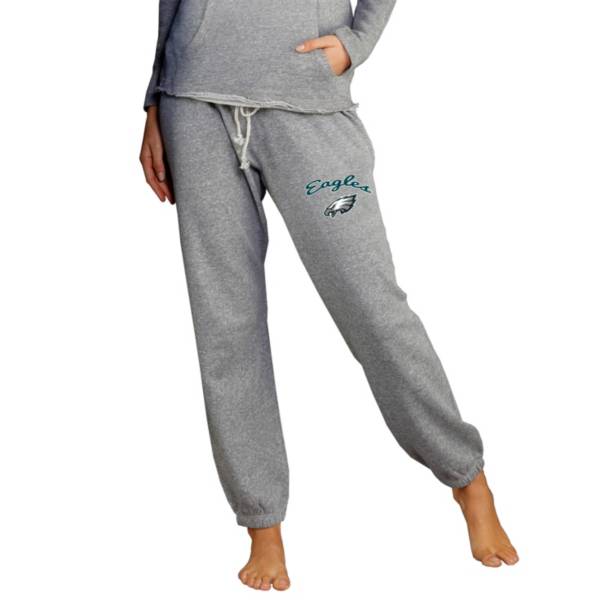 Concepts Sport Women's Philadelphia Eagles Grey Mainstream Cuffed Pants product image