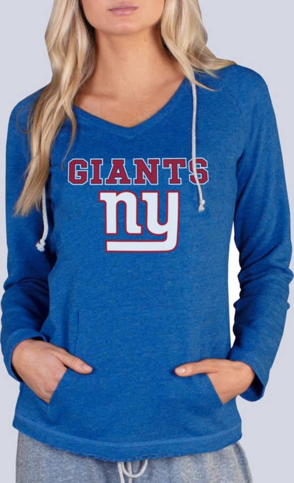 New York Giants Antigua Tribute Quarter-Zip Lightweight Pullover Top - White