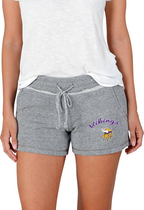 Concepts Sport Women's Minnesota Vikings Mainstream Grey Shorts product image