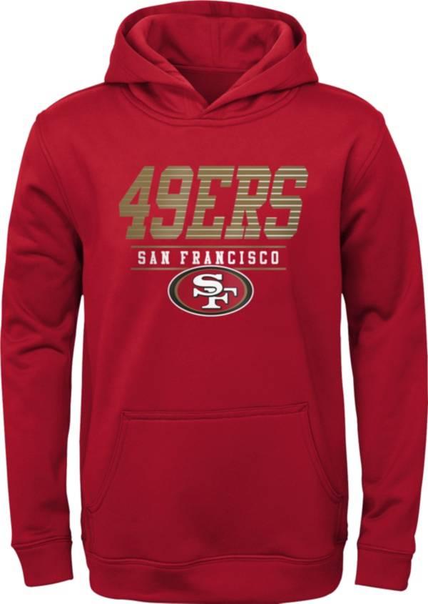 NFL Team Apparel Youth San Francisco 49ers Win Streak Red Hoodie