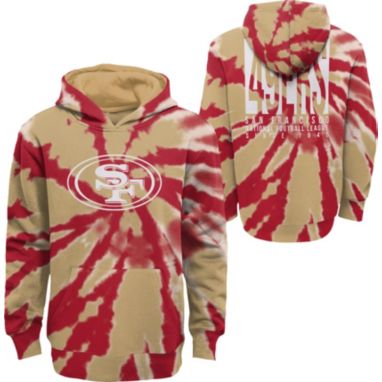 sorry, NFL Team Apparel Youth San Francisco 49ers Statement Tie Dye Hoodie is currently out of stock