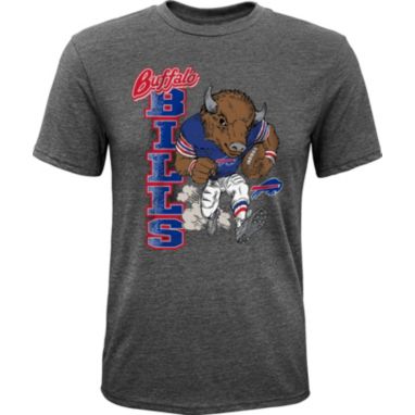 sorry, NFL Team Apparel Youth Buffalo Bills Dark Grey Heather Bust Loose T-Shirt is currently out of stock