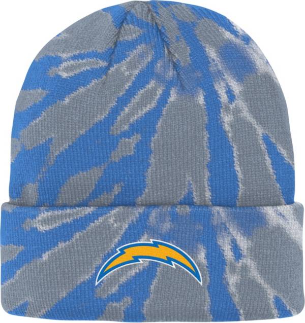 NFL Team Apparel Youth Los Angeles Chargers Tie Dye Knit