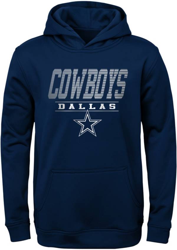 NFL Team Apparel Youth Dallas Cowboys Winning Streak Navy Hoodie