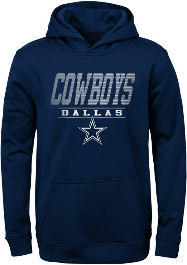 NFL Team Apparel Youth Dallas Cowboys Winning Streak Navy Hoodie