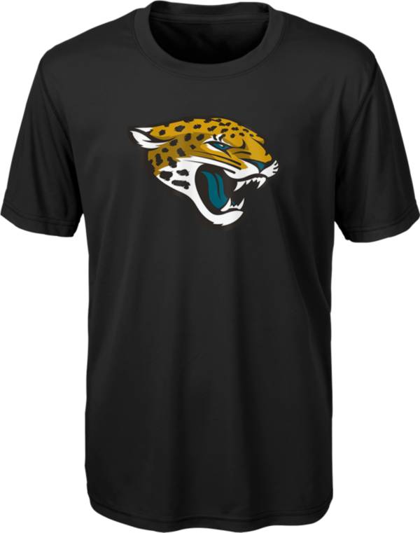 NFL Team Apparel Youth Jacksonville Jaguars Team Logo Black T-Shirt product image
