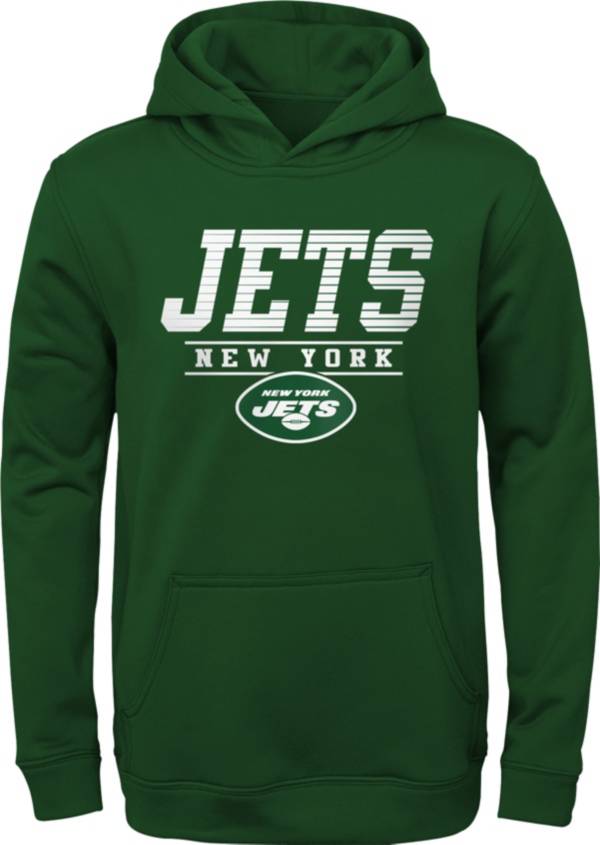 NFL Team Apparel Youth New York Jets Win Streak Green Hoodie product image